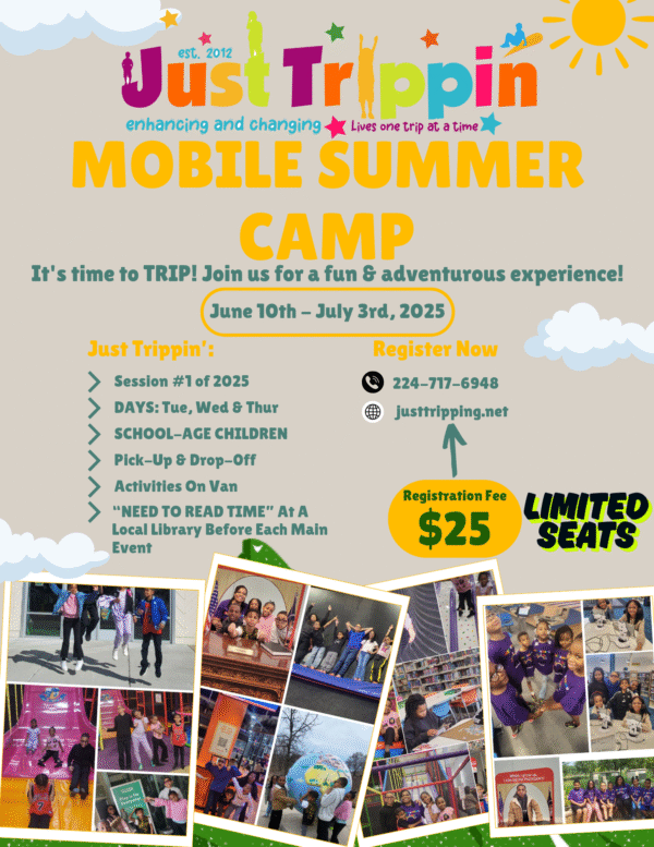 Just Trippin' Mobile Summer Camp Registration Fee